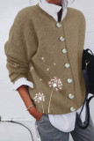 Party Print Patchwork V Neck Tops