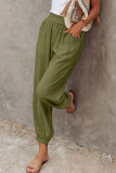 Fashion Casual Solid Harlan Mid Waist Pencil Bottoms