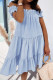 Fashion Casual Solid Patchwork Off the Shoulder Princess Dresses