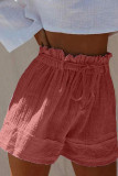 Fashion Casual Solid Split Joint Loose High Waist Wide Leg Bottoms
