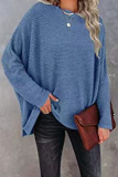 Casual Solid Patchwork One Shoulder Tops