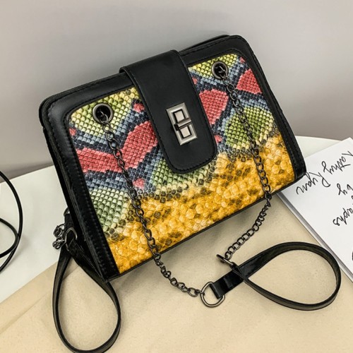 Fashion Casual Print Chain Strap Crossbody Bag