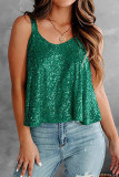 Sexy Casual Solid Sequins O Neck Tops