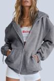 Casual Sportswear Solid Pocket Hooded Collar Outerwear(13 Colors)