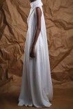 Casual Solid Basic Turtleneck Long Dresses(3 Colors)