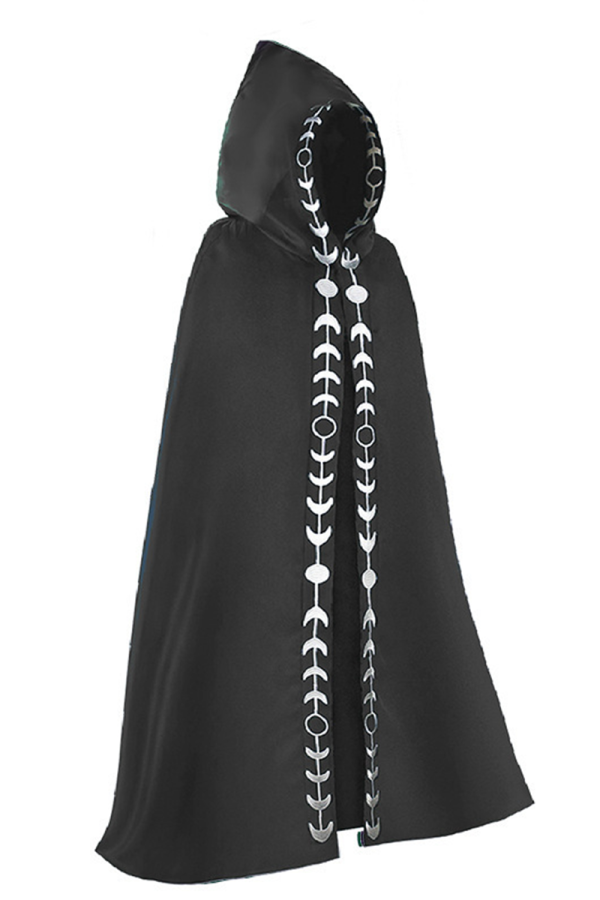 Casual Print Patchwork Hooded Collar Outerwear