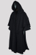 Fashion Solid Patchwork Hooded Collar Outerwear