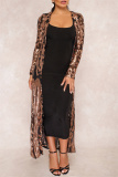 Fashion Casual Patchwork Hollowed Out Cardigan Outerwear