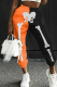 Fashion Casual Print Patchwork Regular High Waist Trousers
