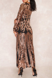 Fashion Casual Patchwork Hollowed Out Cardigan Outerwear