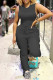 Fashion Casual Solid Basic O Neck Sleeveless Two Pieces