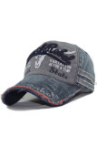 Casual Sportswear Print Embroidered Make Old Patchwork Hat