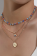 Fashion Street Patchwork Bead tube Necklaces