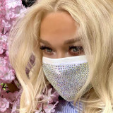 Fashion Casual Patchwork Hot Drill Mask