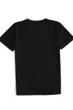 Fashion Casual Print Basic O Neck T-Shirts
