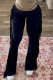 Fashion Casual Solid Tassel Patchwork Skinny Mid Waist Speaker Trousers