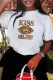 Fashion Daily Leopard Patchwork O Neck T-Shirts