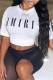 Fashion Casual Letter Print Basic O Neck T-Shirts