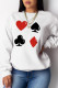 Fashion Street Print Patchwork O Neck Tops