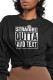 Fashion Daily Print Letter O Neck Tops