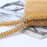 Fashion Rhinestone Patchwork Bags