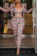 Fashion Casual Plaid Print Basic Turndown Collar Long Sleeve Two Pieces