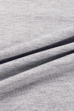 Casual Solid Pocket Zipper Mandarin Collar Long Sleeve Two Pieces
