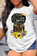 Fashion Casual Print Basic O Neck T-Shirts