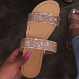 Fashion Casual Patchwork Rhinestone Round Comfortable Shoes