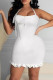 Fashion Sexy Solid Backless Halter Sleeveless Dress