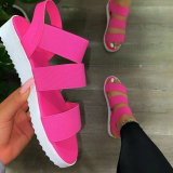 Casual Street Hollowed Out Patchwork Opend Comfortable Out Door Shoes