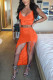 Work Daily Solid V Neck Sleeveless Two Pieces