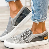 Fashion Street Patchwork Round Out Door Shoes