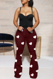 Fashion Casual Print Pants Plus Size Trousers