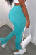 Fashion Casual High Waist Skinny Solid Trousers