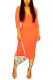 Sexy Long Sleeves O neck A-Line Mid-Calf Solid Dresses