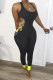 Fashion Casual Solid Sleeveless O Neck Jumpsuits