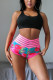 Fashion Sexy Sportswear Skinny Print Shorts