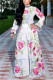 Fashion Casual Long Sleeve Turtleneck Regular Sleeve Regular Print Two Pieces