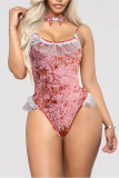 Print Hooded Out lace Sexy Swimwears