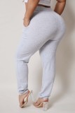 Fashion Casual adult Solid Hole Plus Size 