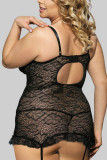 Sexy Fashion Plus Size Suspender Nightdress