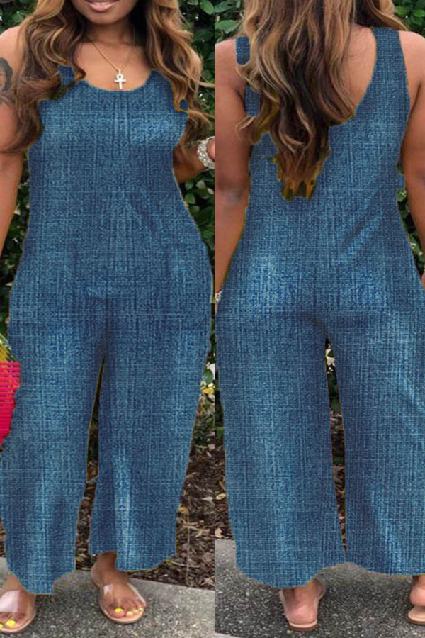 Fashion Casual Sleeveless Jumpsuit