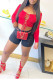 V Neck Long Sleeve Solid backless Bandage crop top Tops