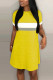 Fashion Round Neck Short Sleeve Dress