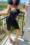 Sexy Fashion Tight Strapless Romper
