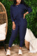 Fashion Casual Long Sleeve O Neck Regular Sleeve Regular Solid Two Pieces