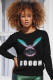 O Neck Long Sleeve Patchwork Print Tees & T-shirts