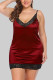 Sexy Fashion Plus Size Suspender Nightdress