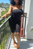 Sexy Fashion Tight Strapless Romper